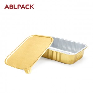 750ml Cheap price aluminum foil lunch box for takeaway food