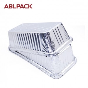 1050ML 35.9oz Rectangular Big Aluminum Foil Loaf Container for salad/cake/pie/cookies