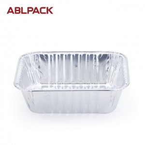 15.4oz 458ml Rectangular Aluminum Foil Tray