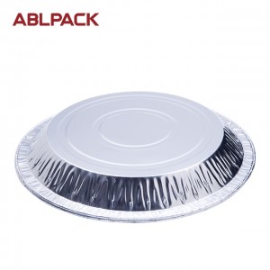 13.5oz 400ml Catering Round Aluminum Foil Food Pan Dish disposable aluminum pans foil trays with lids for food