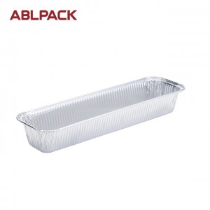 1065ML  36.0oz Rectangular Big Aluminum Foil Loaf Container for salad/cake/pie/cookies