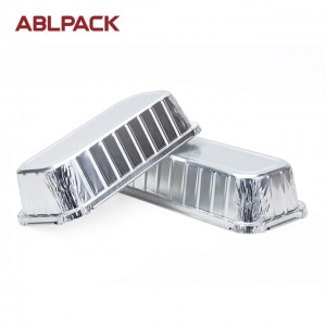 1501ML  50.7oz Rectangular Big Aluminum Foil Loaf Container for salad/cake/pie/cookies