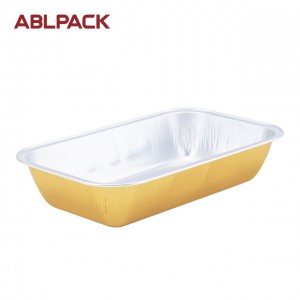 320ML Color Airline Catering Foil Boxes food delivery containers aluminium foil food trays with lids  AP320D