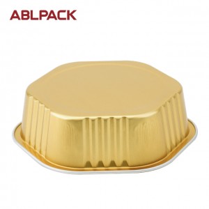 330ml ABL gold aluminum foil salad box AP330