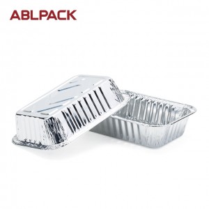 15.5oz 460ml Rectangular Aluminum Foil Tray