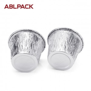 3.7oz 110ml Round Aluminum Foil Egg Tart Plate Tray small aluminum foil cups foil packaging for desserts