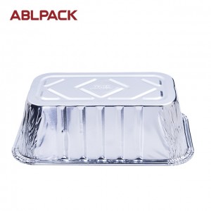 15.84oz 450ml Rectangular Aluminum Foil Tray