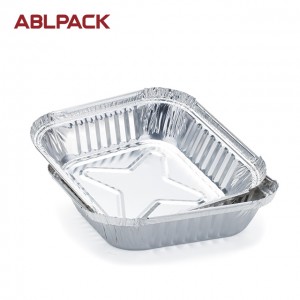 16.9oz 500ml Rectangular Aluminum Foil Tray