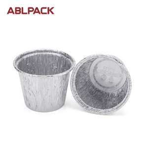 3.7oz 110ml Round Aluminum Foil Egg Tart Plate Tray small aluminum foil cups foil packaging for desserts