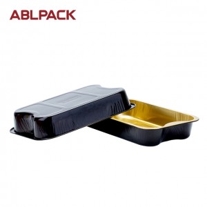 2080ml Large size aluminum foil plate for Barbecue dish, BBQ container for sale