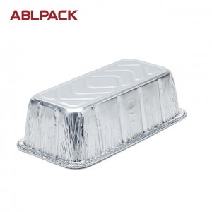 1101ML  37.2oz Rectangular Big Aluminum Foil Loaf Container for salad/cake/pie/cookies