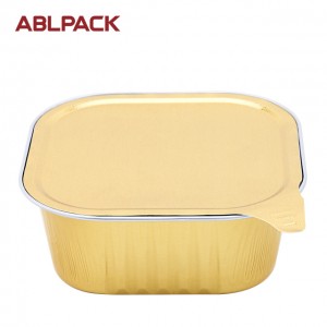 300ml ABL wholesale sealed aluminum foil container, aluminum foil sealing food container