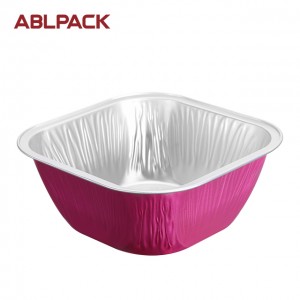 230ml lacquer smooth wall disposable aluminum foil baking cup for rice cake pudding dessert ovens bakery container