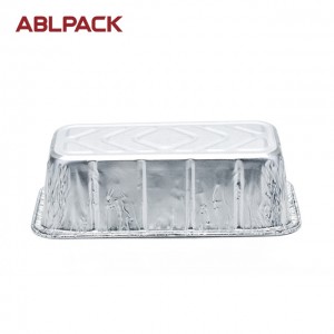 1101ML  37.2oz Rectangular Big Aluminum Foil Loaf Container for salad/cake/pie/cookies