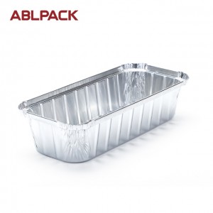 1501ML  50.7oz Rectangular Big Aluminum Foil Loaf Container for salad/cake/pie/cookies