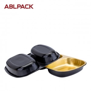 850ml ABL Aluminum foil Lunch Box, fast food box take away box  AP850B