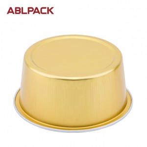 125ml meat and sea food gold aluminum Sealing container 125B