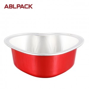 55ML Popular Disposable Microwave Aluminium Foil Pizza Tray cups cakes pan airline tray disposable aluminum foil cup