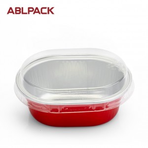 58ml food delivery containers aluminium Disposable Caramel Pudding Break Cheese Cake Container