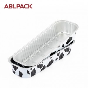 Micowavable Food Packaging Aluminium Foil Containers Container Food With Bottom Price  ABL335ml