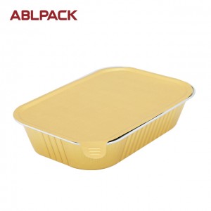 620ml Disposable to go Aluminum Foil Sealing Food Containers