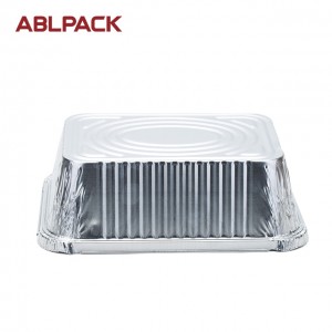 2301ML  77.8oz Rectangular Big Aluminum Foil Loaf Container for salad/cake/pie/cookies