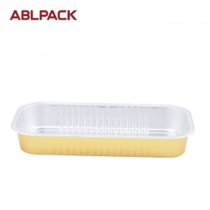 ABL PACK 500 ml CC colorful aluminum foil Heavy duty food soup containers party platters Dessertpots Kamou sushi tray bento box