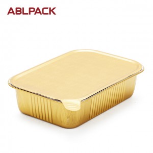 750ml Cheap price aluminum foil lunch box for takeaway food