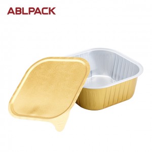 300ml ABL wholesale sealed aluminum foil container, aluminum foil sealing food container