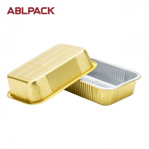 750ml Cheap price aluminum foil lunch box for takeaway food