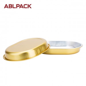 950ml ABL aluminum food container, disposable aluminum foil plates