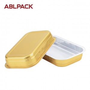 ABL 280ml Aluminium Bakery Clear Container Sauce Cups With Hinged lids Noodle Egg Tart Yogurt Sugar Container AP280B