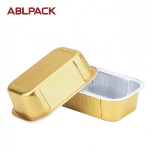 168ml Package Box Aluminium Foil Take Away Food Containers