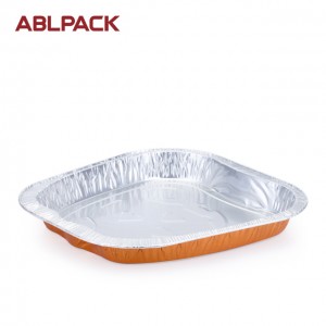 1181ML  39.9oz Rectangular Big Aluminum Foil Loaf Container for salad/cake/pie/cookies