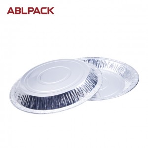 13.5oz 400ml Catering Round Aluminum Foil Food Pan Dish disposable aluminum pans foil trays with lids for food