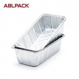 1101ML  37.2oz Rectangular Big Aluminum Foil Loaf Container for salad/cake/pie/cookies