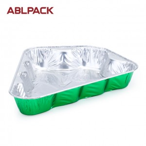 1182ML  39.9oz Rectangular Big Aluminum Foil Loaf Container for salad/cake/pie/cookies