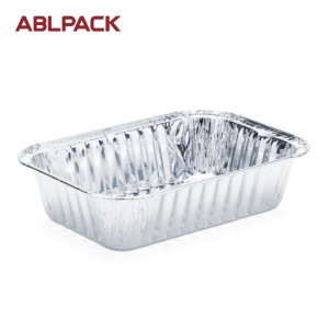 15.5oz 460ml Rectangular Aluminum Foil Tray