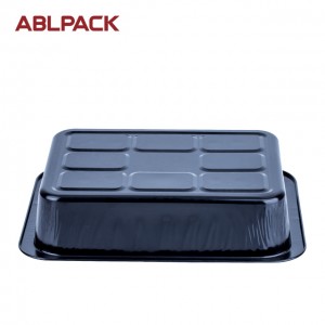 1200ml ABL take away aluminum foil food containers, disposable food packaging containers