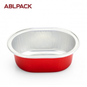 58ml food delivery containers aluminium Disposable Caramel Pudding Break Cheese Cake Container