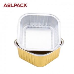 150ml Wholesale Aluminum Foil Sealing Container with gold color