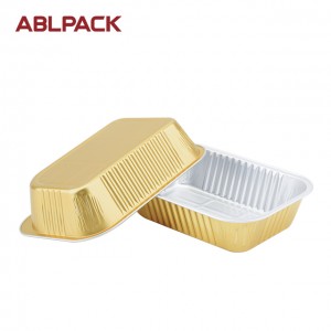 620ml Disposable to go Aluminum Foil Sealing Food Containers