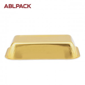 320ML Color Airline Catering Foil Boxes food delivery containers aluminium foil food trays with lids  AP320D