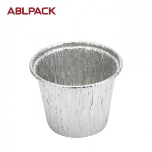 3.7oz 110ml Round Aluminum Foil Egg Tart Plate Tray small aluminum foil cups foil packaging for desserts