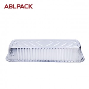 1060ML  35.8oz Rectangular Big Aluminum Foil Loaf Container for salad/cake/pie/cookies