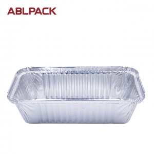 1050ML 35.9oz Rectangular Big Aluminum Foil Loaf Container for salad/cake/pie/cookies