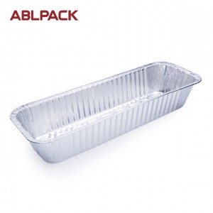 1060ML  35.8oz Rectangular Big Aluminum Foil Loaf Container for salad/cake/pie/cookies