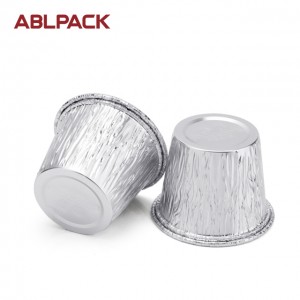 3.7oz 110ml Round Aluminum Foil Egg Tart Plate Tray small aluminum foil cups foil packaging for desserts