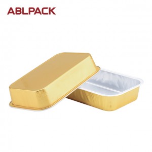 320ML/10.7oz Convenient Packaged Household Disposable Containers Eco-friendly Aluminum Foil Pans Airlines Lunch Boxes AP320B