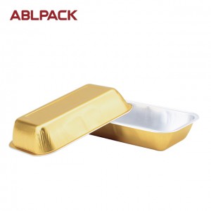 320ML Color Airline Catering Foil Boxes food delivery containers aluminium foil food trays with lids  AP320D